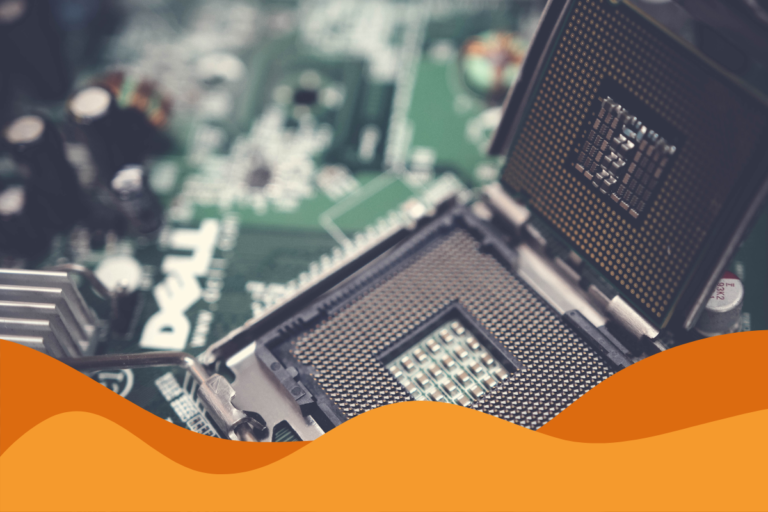 Image of a close up of a black dell central processing unit in an article about in-house versus outsourced IT support by Daffodil IT in Sheffield, South Yorkshire